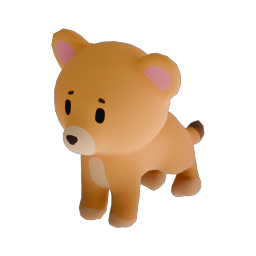 Stylized Lion Cub