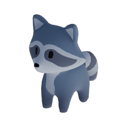 Stylized Raccoon