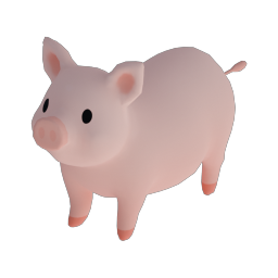 Stylized Pig