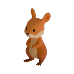 Stylized Squirrel