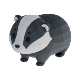 Stylized Badger