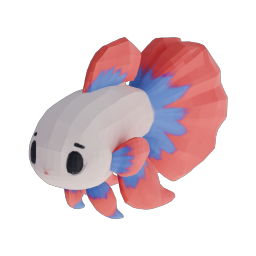 Stylized Betta Fish
