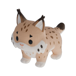 Stylized Bobcat