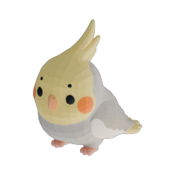 Stylized Cockatiel