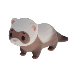 Stylized Ferret