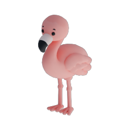 Stylized Flamingo