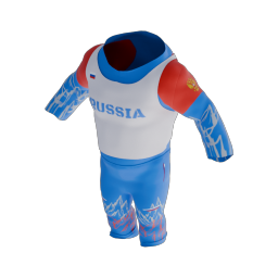 Russian Bear Biathlon Outfit