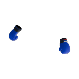 Russian Bear Blue Boxing Gloves
