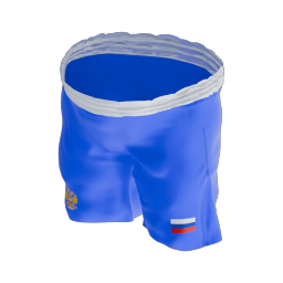 Russian Bear Blue Boxing Shorts