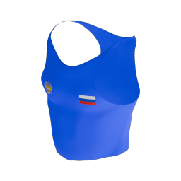 Russian Bear Blue Boxing Top