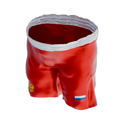 Russian Bear Red Boxing Shorts