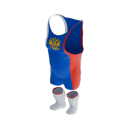 Russian Bear Weightlifting Outfit