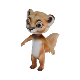 Cute Cougar Character