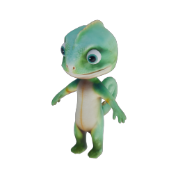 Cute Lizard Character