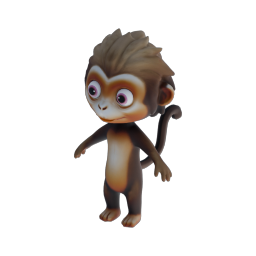 Cute Monkey Character