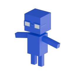 Blocky Base Character Mesh