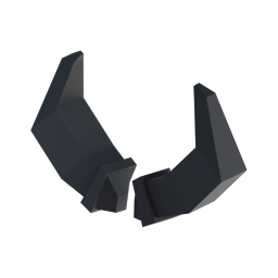 Blocky Futuristic Costume Back