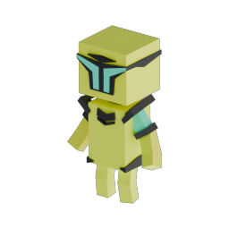Blocky Futuristic Costume Main