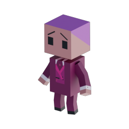 Blocky Gentleman Costume