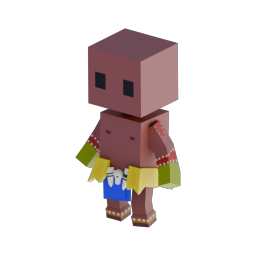 Blocky Voodoo Costume