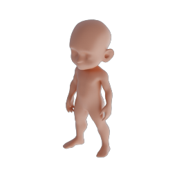 Stylized Child Base Mesh 03