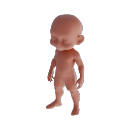 Stylized Child Base Mesh 04