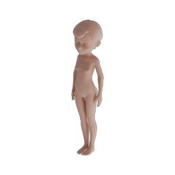 Female Child Base Mesh