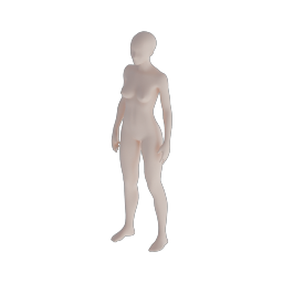 Female Teenager Base Mesh
