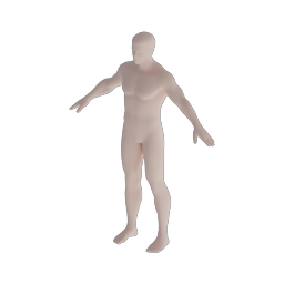 Male Teenager Base Mesh