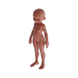 Stylized Girl Base Mesh 02