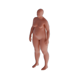 Stylized Girl Base Mesh 08