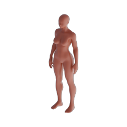 Stylized Girl Base Mesh 09