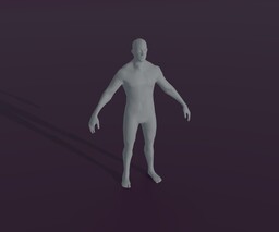 MaleBodyBaseMesh3kAnimatedRigged
