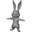 CartoonKangarooRiggedBaseMesh