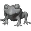 CartoonFrogRiggedBaseMesh