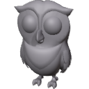 CartoonOwlRiggedBaseMesh