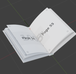 Book with generated cover and jaket