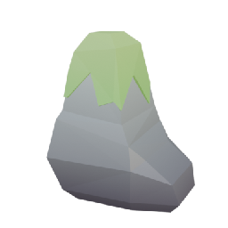 Shaped Stone Moss