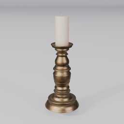 Brass Candle Holder 01