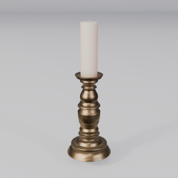 Brass Candle Holder 02