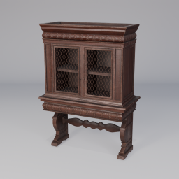 Walnut Cabinet 01