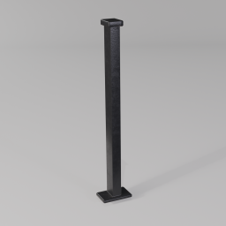 Patio Fence Metal Post