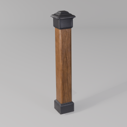 Patio Fence Wooden Post
