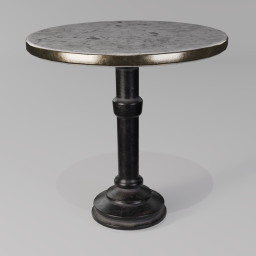 Patio Table 02 - Marble