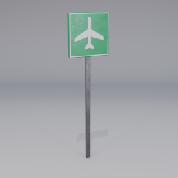 Sign Airport