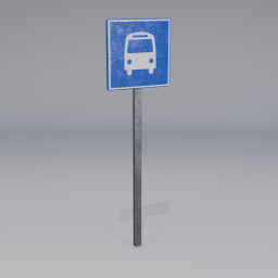 Sign Bus Stop