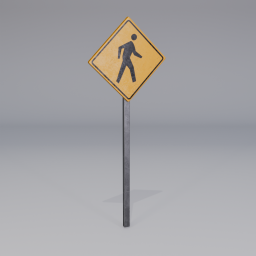 Sign Pedestrian