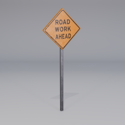 Sign Road Work