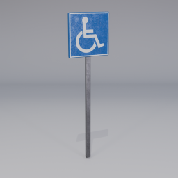 Sign Wheelchair