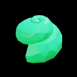 Aqua Snail Shell